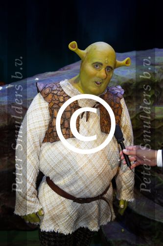 Amsterdam 4 november 2012
Premiere Shrek in het theater van de RAI. William Spaaij als shrek
Peter Smulders bv