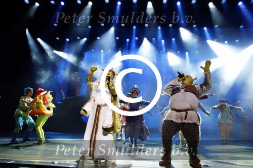 Amsterdam 4 november 2012
Premiere Shrek in het theater van de RAI. Cast met oa William Spaaij Kim Lian v d Meij Rogier Komproe en Paul Groot
Peter Smulders bv