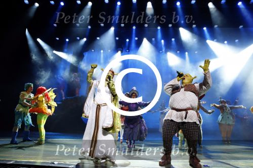 Amsterdam 4 november 2012
Premiere Shrek in het theater van de RAI. Cast met oa William Spaaij Kim Lian v d Meij Rogier Komproe en Paul Groot
Peter Smulders bv