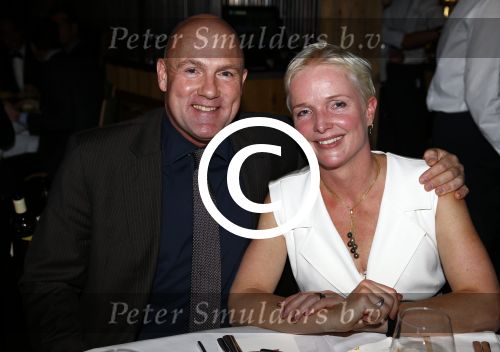 Amsterdam 1 november 2013
Uitreiking van de jfk s greatest man award in de harbour club.
Andre Kuipers met vrouw