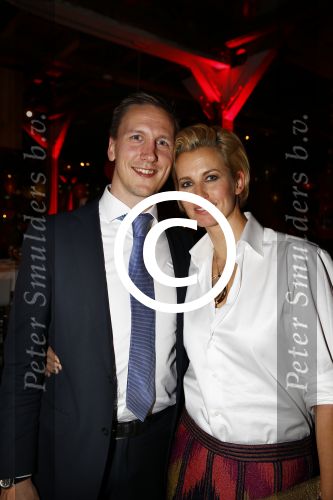 Amsterdam 1 november 2013
Uitreiking van de jfk s greatest man award in de harbour club.
Anouk Smulders met Justin de Vries