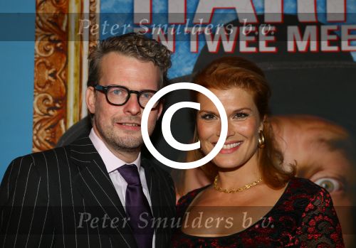 Amstelveen, 11 November 2013
Premiere Harrie en de Meesters met in de hoofdrol Jon v Eerd
Anouk v Nes met partner
Foto Peter Smulders BV