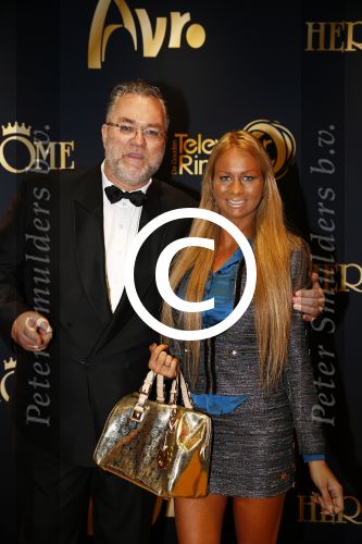 Amsterdam 18 oktober 2013
Uitreiking televizierring in carre .
Barbie Samantha de Jong met manager Jack