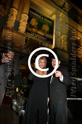 Amsterdam, 1 November 2013
Premiere Barbra & Frank, The concert that never was.
Met Sharon Owens (Barbra Streisand) en Sebastian Anzaldo (Frank Sinatra)

Foto Peter Smulders BV
