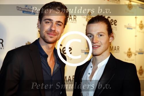 Amsterdam 10 november 2013
Diverse feestje rondom de MTV awards op diverse plaatsen in Amsterdam.
Beau Schneider met Guido Spek