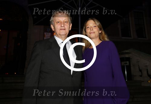 Amsterdam 10 november 2013
Diverse feestje rondom de MTV awards op diverse plaatsen in Amsterdam.
Eberhard v d Laan met zijn vrouw