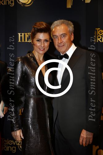 Amsterdam 18 oktober 2013
Uitreiking televizierring in carre .
Euvgenia Parakhina partner Kees
