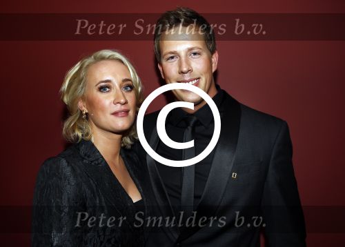 Amsterdam 18 oktober 2013
Uitreiking televizierring in carre .
Eva Jinek met partner