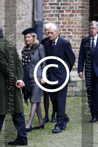 Delft 2 november 2013
Herdenkingsdienst voor prins Friso in de grote kerk in Delft.
Frank Houben met zijn vrouw
