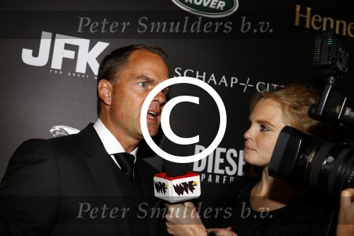 Amsterdam 1 november 2013
Uitreiking van de jfk s greatest man award in de harbour club.
Winnaar Frank de Boer kwam met zijn vrouw Helen