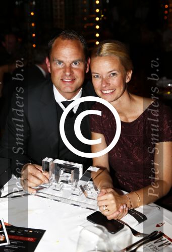 Amsterdam 1 november 2013
Uitreiking van de jfk s greatest man award in de harbour club.
Winnaar Frank de Boer kwam met zijn vrouw Helen