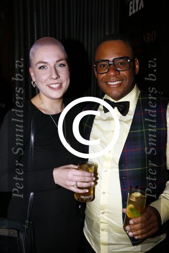 Amsterdam 1 november 2013
Uitreiking van de jfk s greatest man award in de harbour club.
Howard Komproe met vriendin
