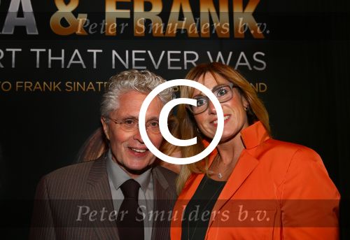 Amsterdam, 1 November 2013
Premiere Barbra & Frank, The concert that never was.
Met Sharon Owens (Barbra Streisand) en Sebastian Anzaldo (Frank Sinatra)

Foto Peter Smulders BV
