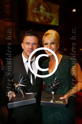 Amsterdam 18 oktober 2013
Uitreiking televizierring in carre .
Johnny de Mol en Linda de Mol
