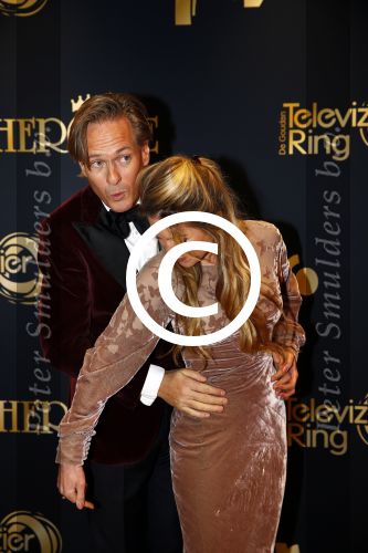 Amsterdam 18 oktober 2013
Uitreiking televizierring in carre .
Jort Kelder en Lauren Verster
