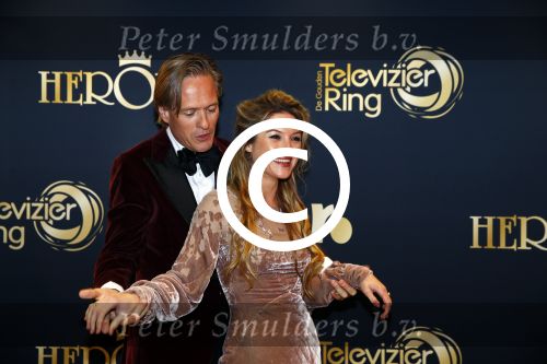 Amsterdam 18 oktober 2013
Uitreiking televizierring in carre .
Jort Kelder en Lauren Verster