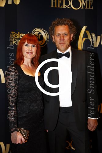 Amsterdam 18 oktober 2013
Uitreiking televizierring in carre .
Kees v d Spek met partner