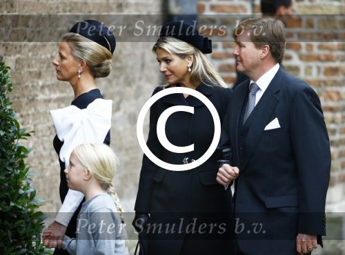 Delft 2 november 2013
Herdenkingsdienst voor prins Friso in de grote kerk in Delft. Koningin Maxima met Koning Willem Alexander