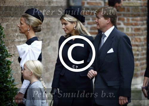 Delft 2 november 2013
Herdenkingsdienst voor prins Friso in de grote kerk in Delft. Koningin Maxima met Koning Willem Alexander