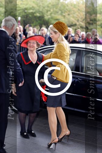 Amsterdam 18 oktober 2013
Koningin Maxima opent de expositie van Malevich in het stedelijk museum.