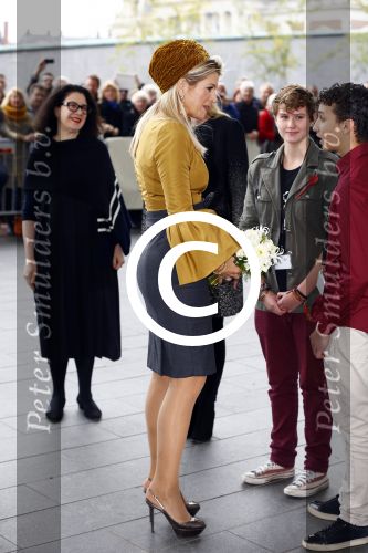 Amsterdam 18 oktober 2013
Koningin Maxima opent de expositie van Malevich in het stedelijk museum.