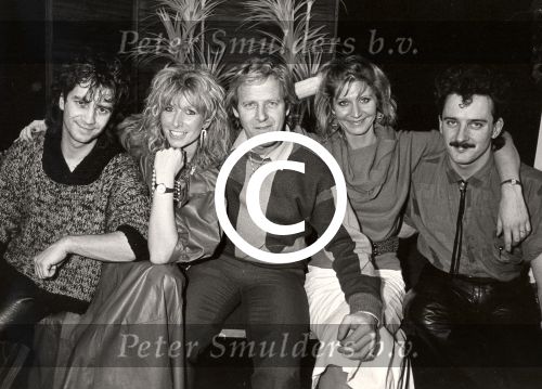 1985 Koos alberts met o.a. Margot v d Ven (Babe) Nol Havens (VOF De Kunst)
