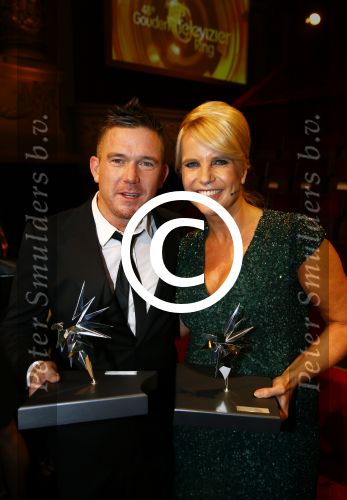 Amsterdam 18 oktober 2013
Uitreiking televizierring in carre . Linda en Johnny de Mol