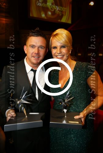 Amsterdam 18 oktober 2013
Uitreiking televizierring in carre . Linda en Johnny de Mol