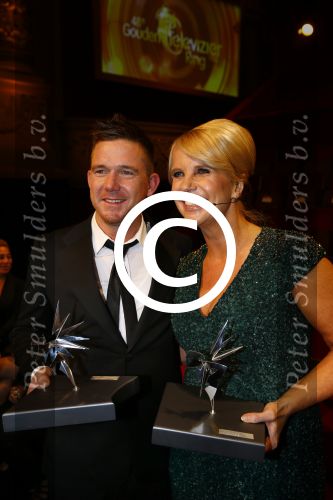 Amsterdam 18 oktober 2013
Uitreiking televizierring in carre . Linda en Johnny de Mol