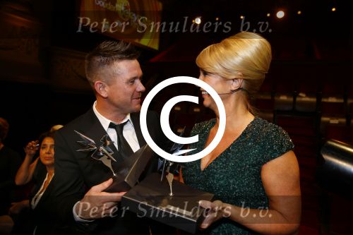 Amsterdam 18 oktober 2013
Uitreiking televizierring in carre . Linda en Johnny de Mol