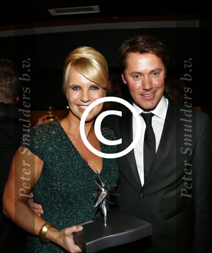 Amsterdam 18 oktober 2013
Uitreiking televizierring in carre . Linda de Mol met vriend Jeroen Rietbergen