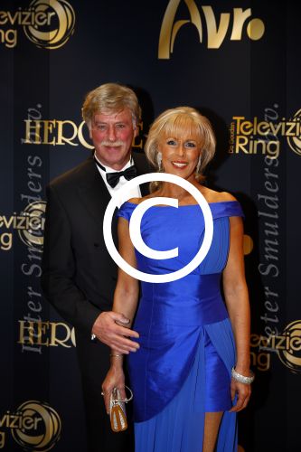 Amsterdam 18 oktober 2013
Uitreiking televizierring in carre .
Marga Bult met man Jan v Ingen