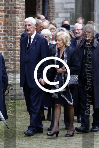 Delft 2 november 2013
Herdenkingsdienst voor prins Friso in de grote kerk in Delft.
Martin Schroder en zijn vrouw