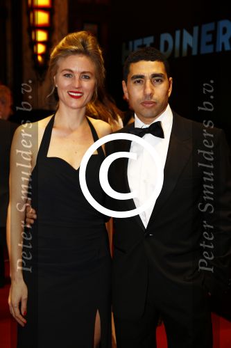 Amsterdam 4 november 2013
Premiere het diner in Tuschinski met de acteurs Daan Schuurmans Kim v Kooten Jacob Derwig en Thekla Reuten. Mimoun Oaissa met vriendin