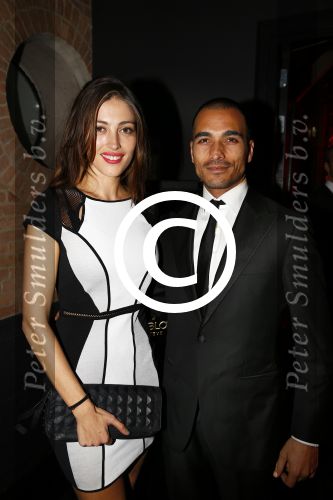 Amsterdam 1 november 2013
Uitreiking van de jfk s greatest man award in de harbour club.
Nadia Palesa met vriend