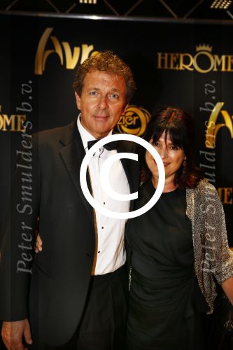 Amsterdam 18 oktober 2013
Uitreiking televizierring in carre .
Robert ten Brink met zijn vrouw