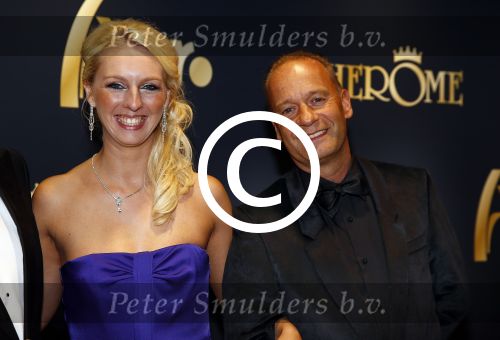 Amsterdam 18 oktober 2013
Uitreiking televizierring in carre .
Ron Boszhard en partner Rosalie de Jong