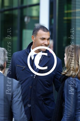 Amsterdam 17 oktober 2013
Ruud Gullit en Estelle Cruijff verlaten de rechtbank ivm hun scheiding