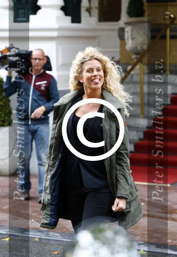 Amsterdam 23 oktober 2013
Susanne Dijksterhuis tijdens opnames luxery tv bij het amstel hotel