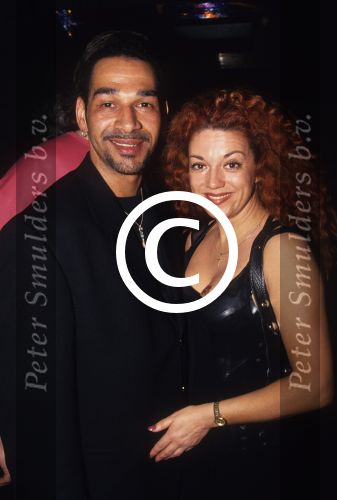 Sylvia Millecam met haar vriend Nol Willemsen