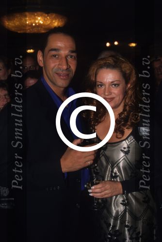 Sylvia Millecam met haar vriend Nol Willemsen