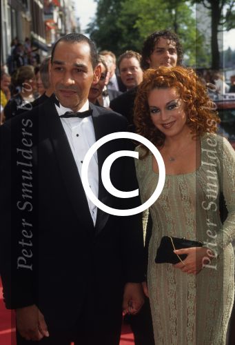 Sylvia Millecam met haar vriend Nol Willemsen