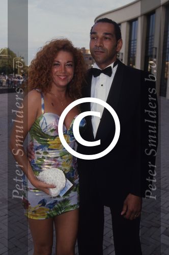 Sylvia Millecam met haar vriend Nol Willemsen