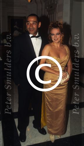 Sylvia Millecam met haar vriend Nol Willemsen