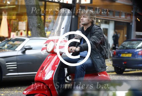 Amsterdam 23 oktober 2013
Victor Reinier op zijn vespa scooter.
