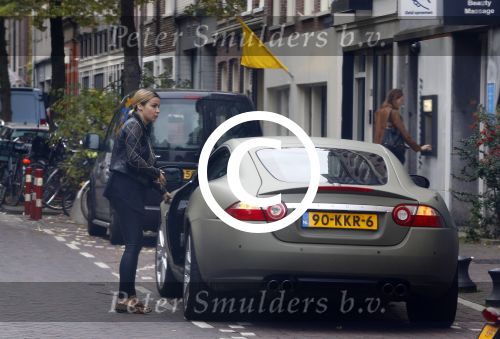 Amsterdam 25 oktober 2013
Victoria Koblenko in haar jaguar