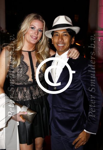 Amsterdam 11 november 2013
Uitreiking van de beau monde awards in het amstel hotel. Wibi Soerjadi met vriendin
