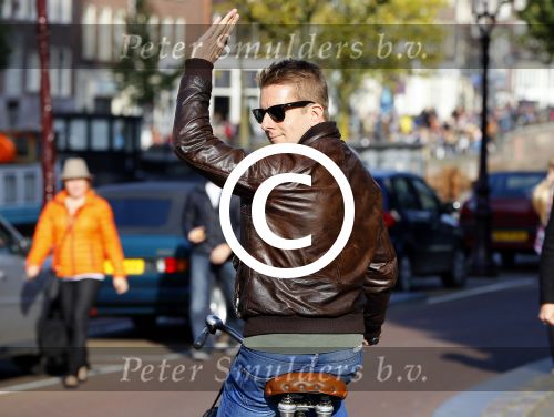 Amsterdam27 oktober 2014
Alex Klaassen op de fiets