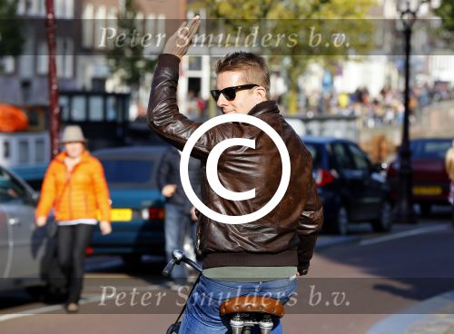 Amsterdam27 oktober 2014
Alex Klaassen op de fiets