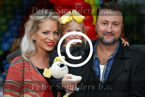 Utrecht 25 oktober 2014
Premiere Woezel en Pip in het beatrixtheater. Dennis Weening met vrouw en dochter